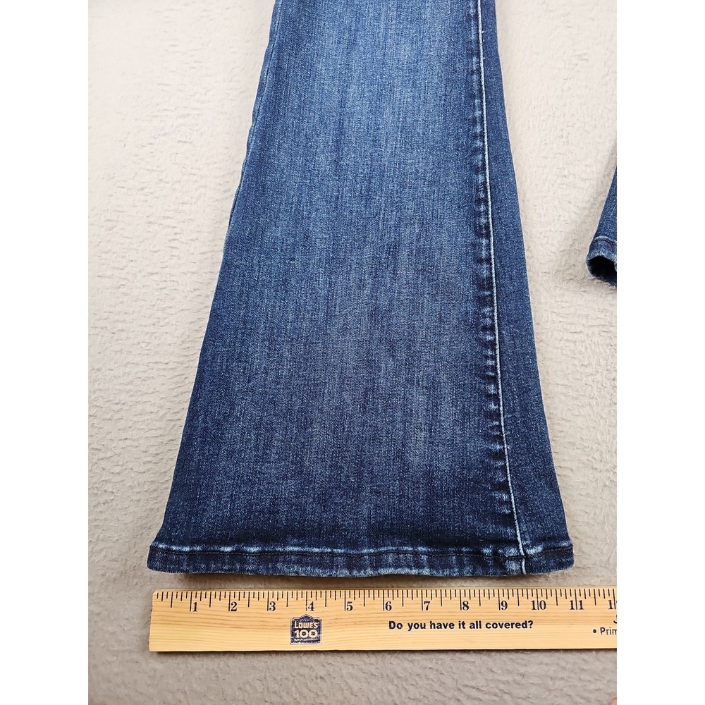 Free People We The Free Just Float On Flare Jeans Women's 28x32 Blue Stretch - Picture 2 of 8